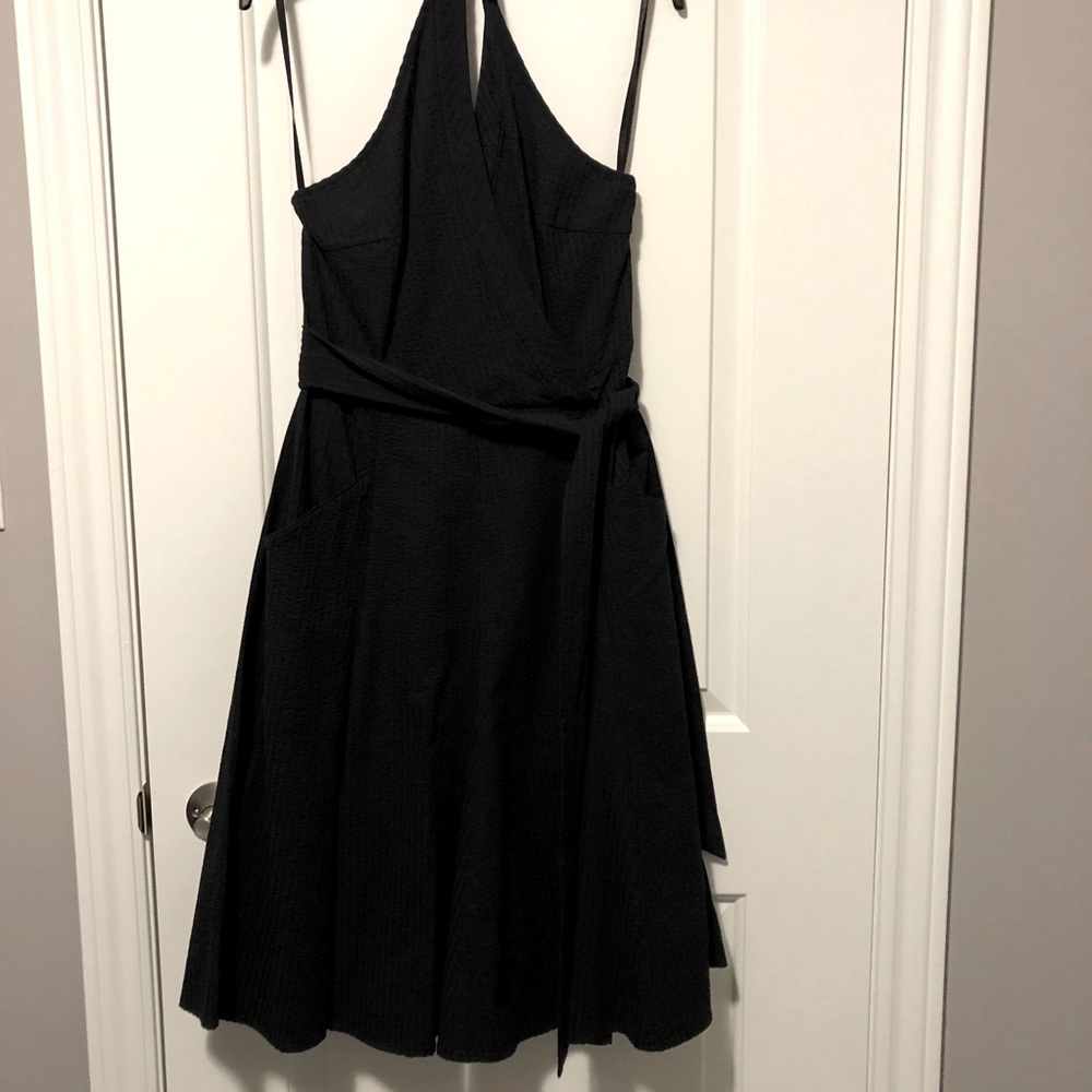 NWT - Black BCBGmaxazria halter dress